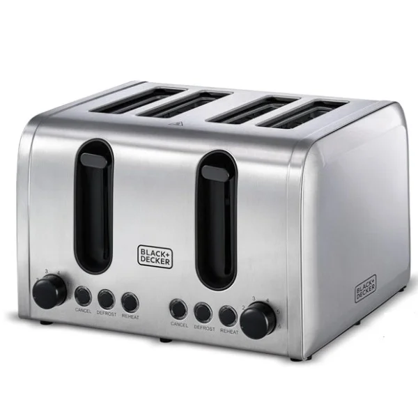 Black & Decker 2100W, 4 Slice Toaster - ET444-B5